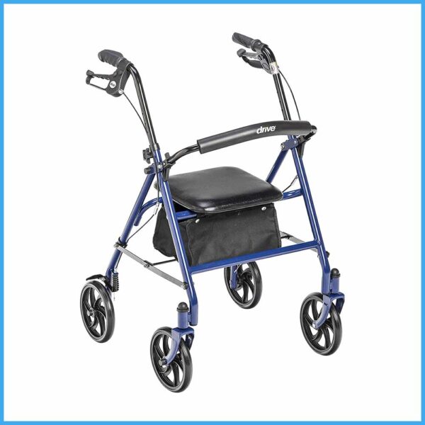 Adjustable Rollator with Seat and Brakes China