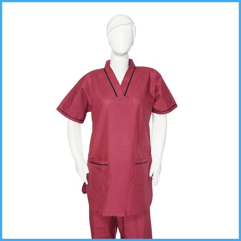 Medical Scrub Light Maroon Color