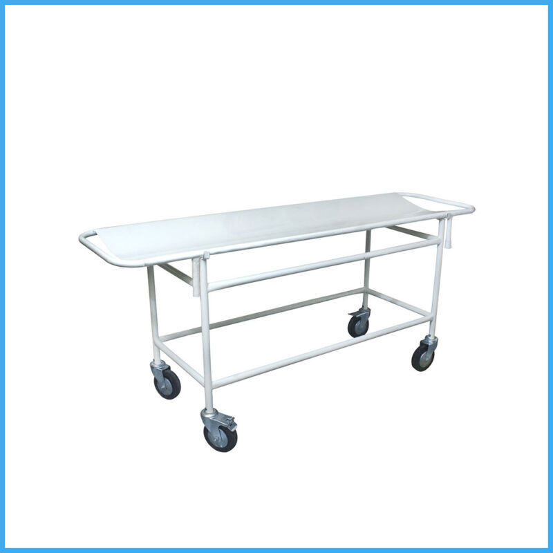 Strecther trolley with wheel s.s