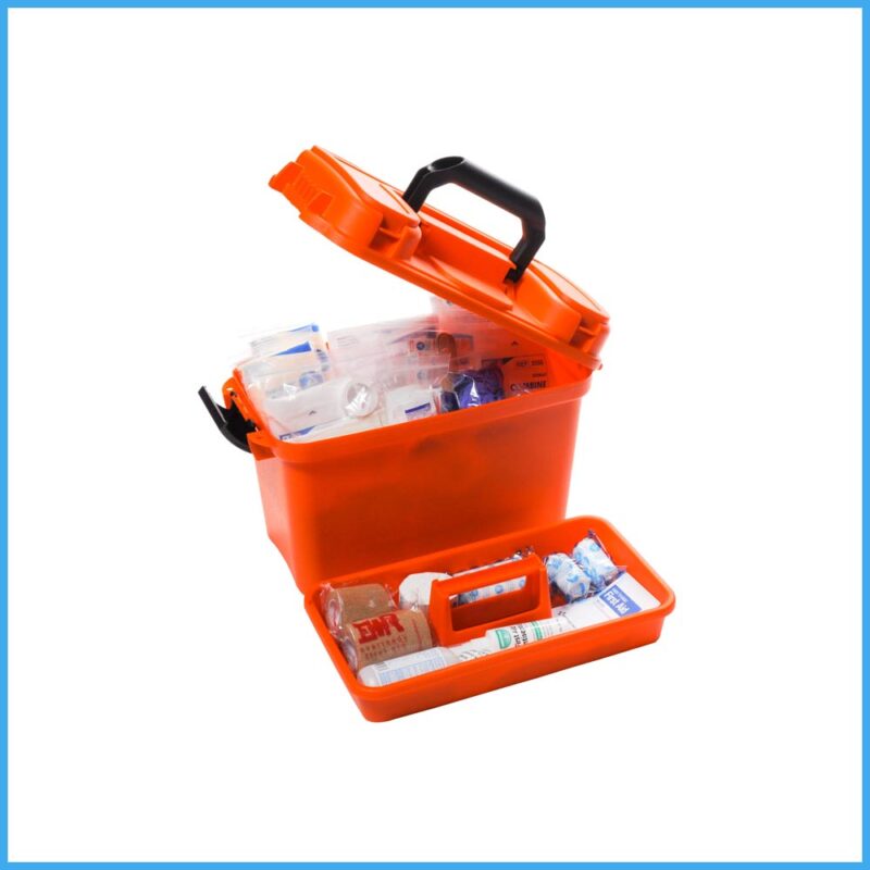 first aid orange box