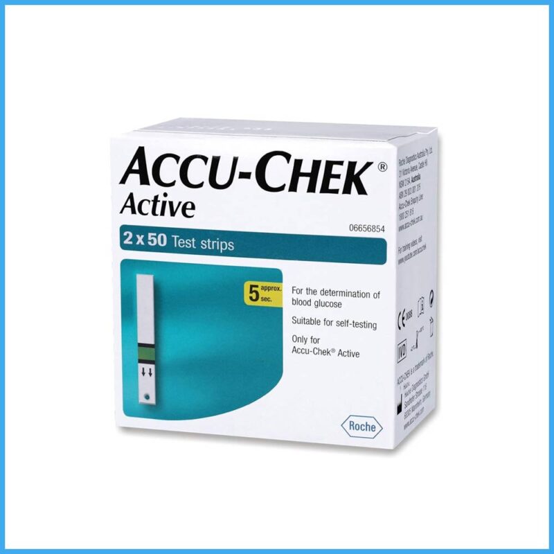 Accu Chek Active Glucose Test Strips 100 Strips Copy