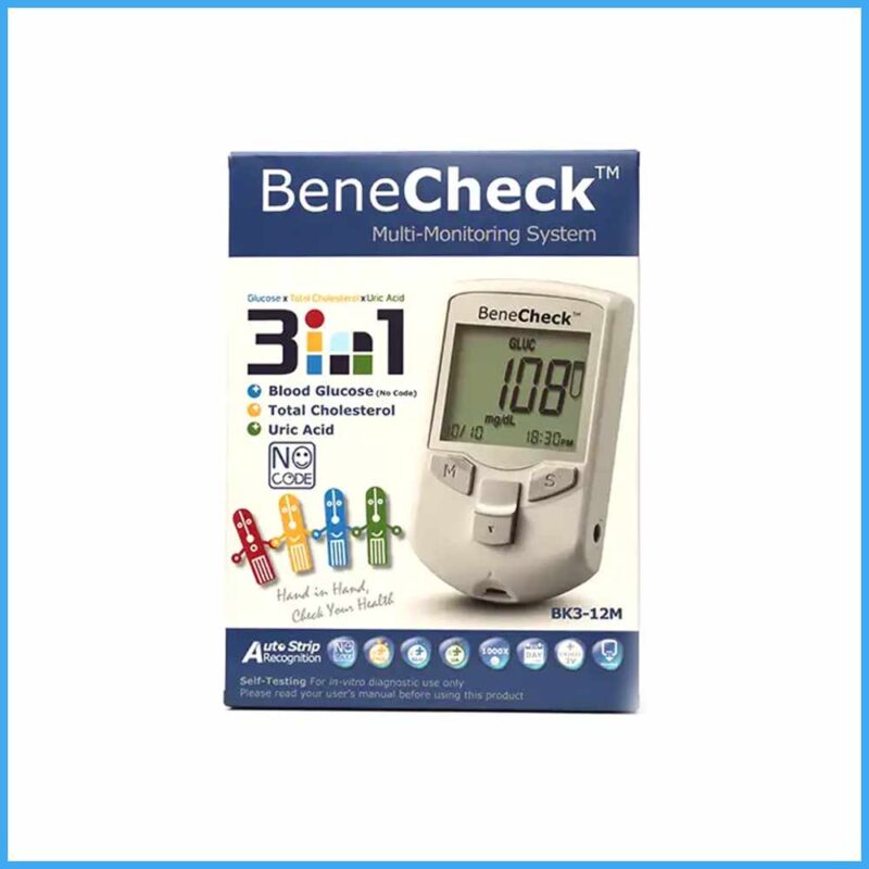 BeneCheck Dual Monitoring System Cholesterol and Blood Glucose