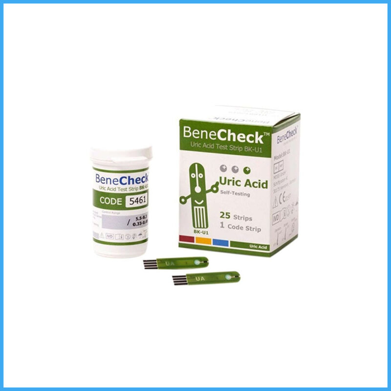 Benecheck uric Acid Test strips 25