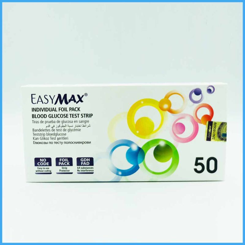 EasyMax Glucose Test Strips Foil Packing