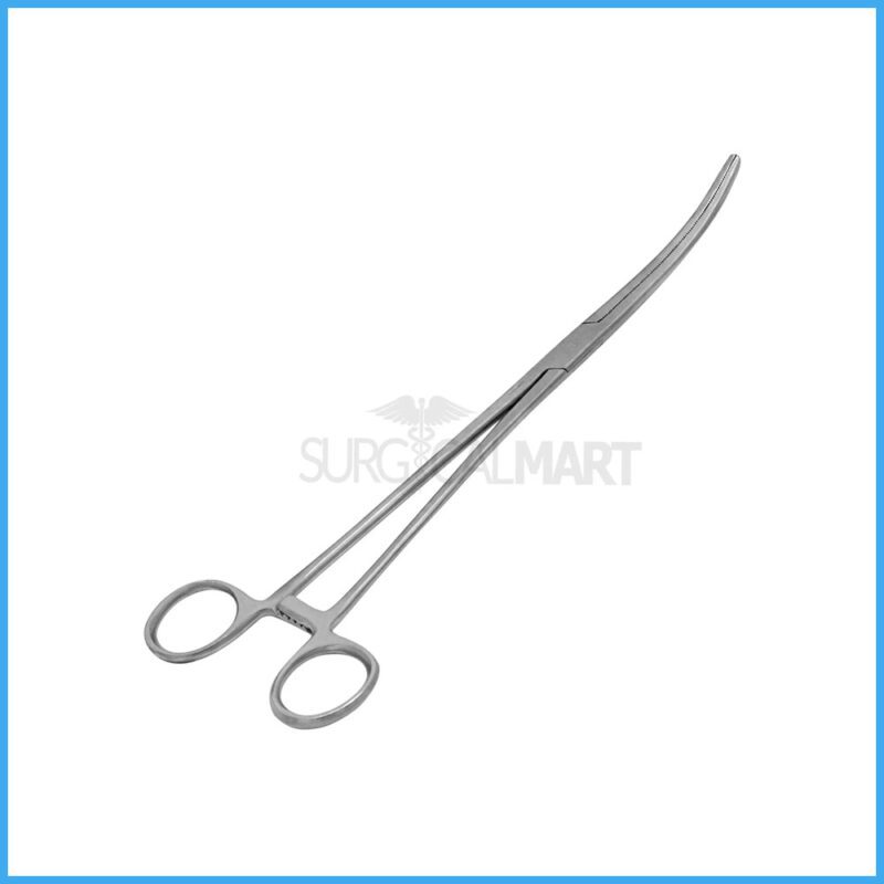 Forceps Clamp Type Curved - CitiScientific Supply