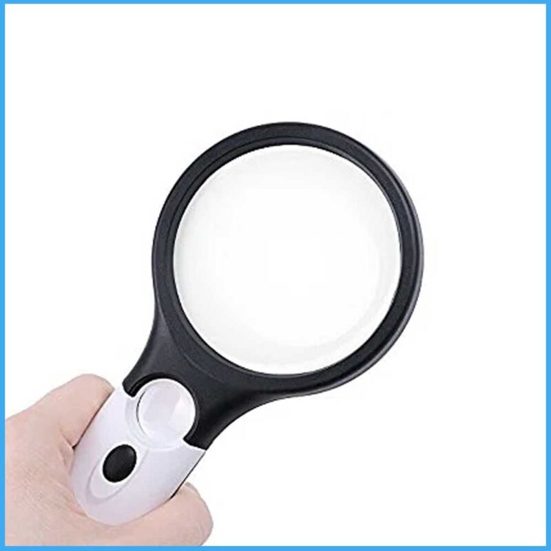 Magnifying Glass Hand Held magnifier with 8 LED Light