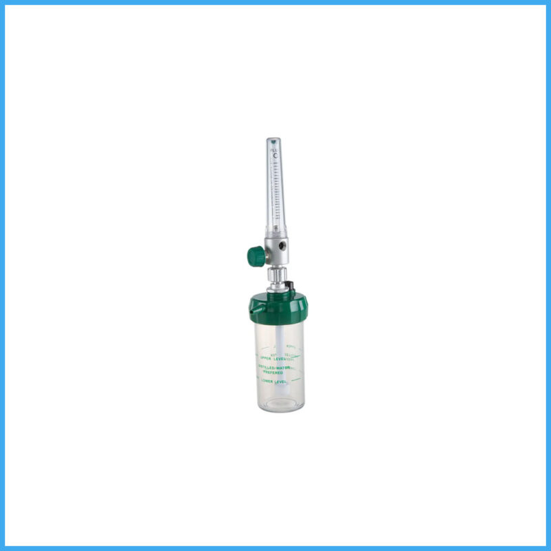 Oxygen Flow Meter With Humidifier Model P FH wall Mounted with out Addapter Original Japan