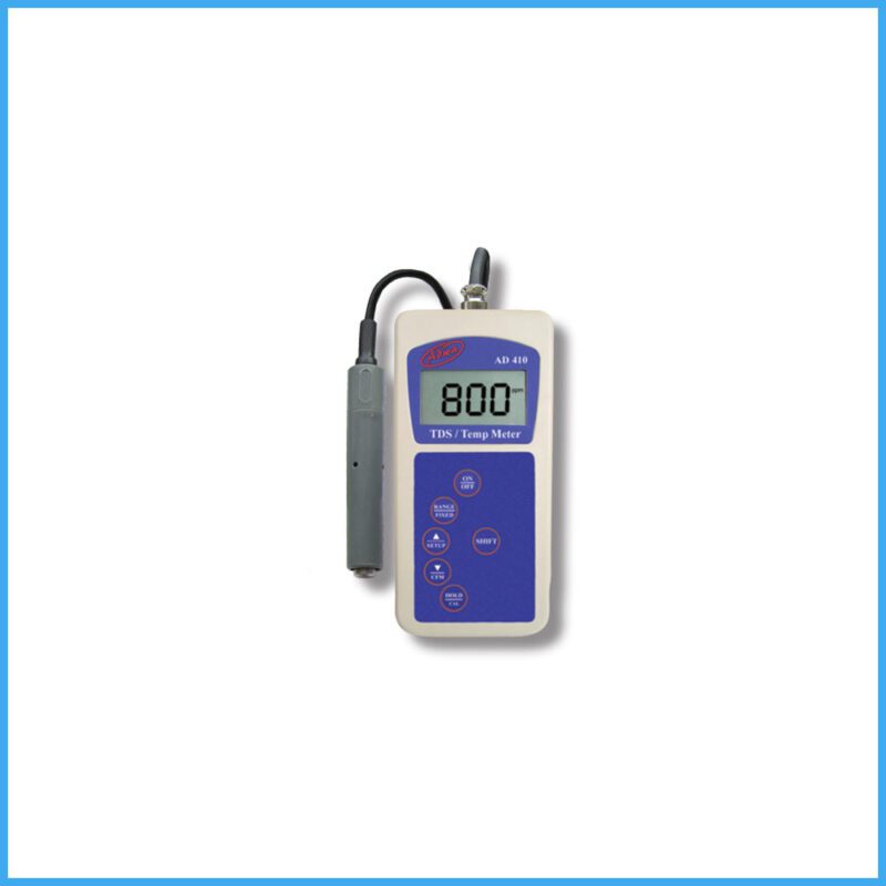 Standard Portable Tds Temp Ad410 Made In Hungry Europe