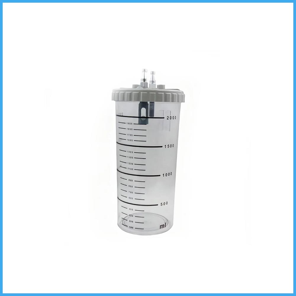 Suction Bottle 2000 ml Plastic China - CitiScientific Supply