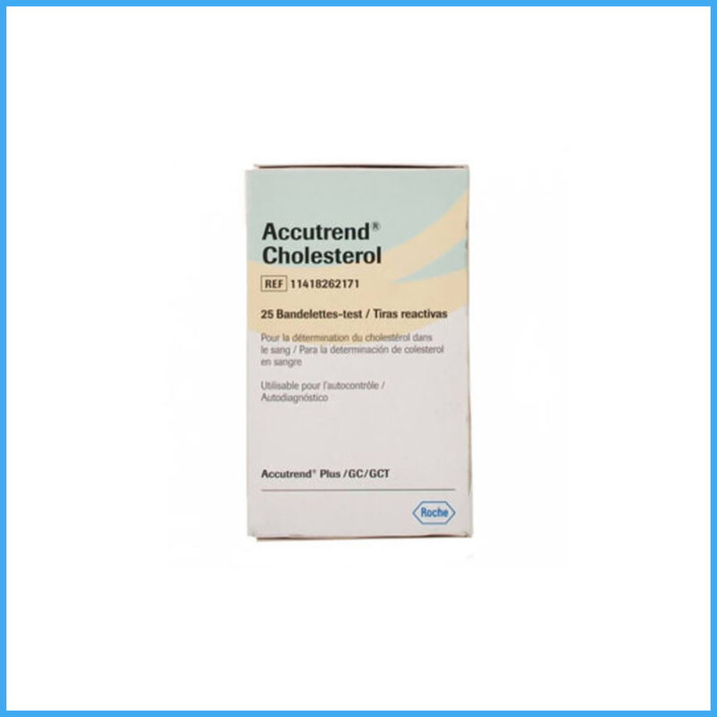 Accutrend Plus Test Strips for Cholesterol 25 Test