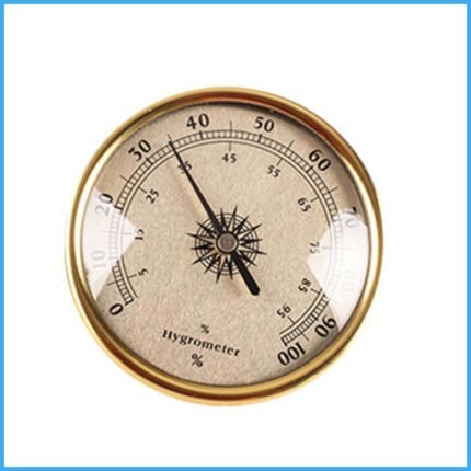 Analog hygro Meter Golden Color China