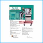 Anesthesia-Machine-With-Ventilator-and-with-One-Veporizer-Model-AV-2200-Operon-China-Made-With-Trolley