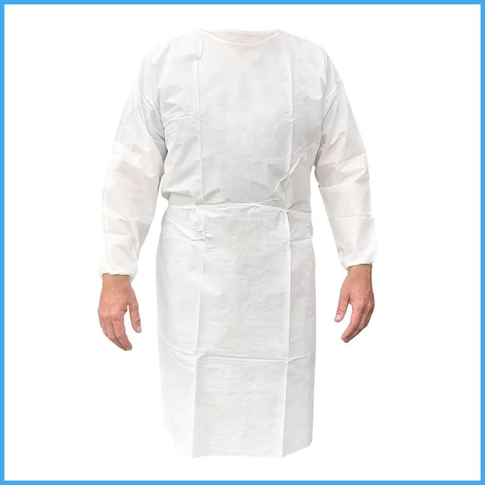 Gown-White.jpg O.T Gown White - Image 1