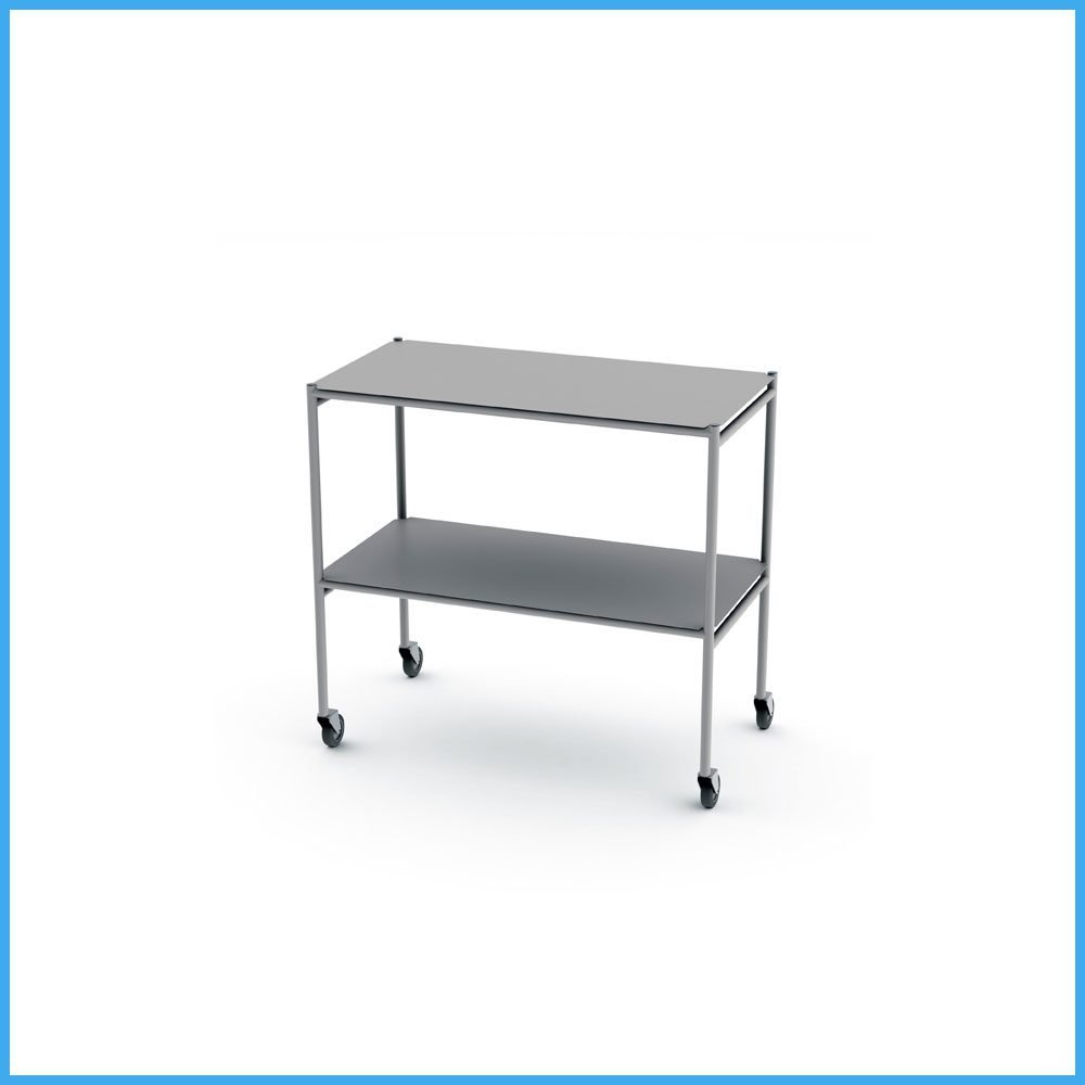 Instrument-Trolley-Complete-Stainless-Steel-With-Out-Draws.jpg Instrument Trolley Complete Stainless Steel With Out Draws - Image 1