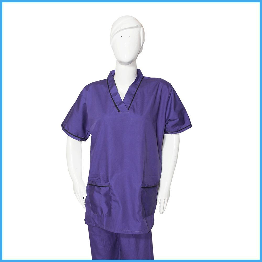 Medical-Scrub-Purple-Color.jpg Medical Scrub Purple Color - Image 1