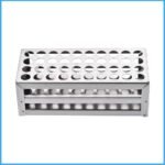 Test Tube Stand Stainless Steel 48 Holes